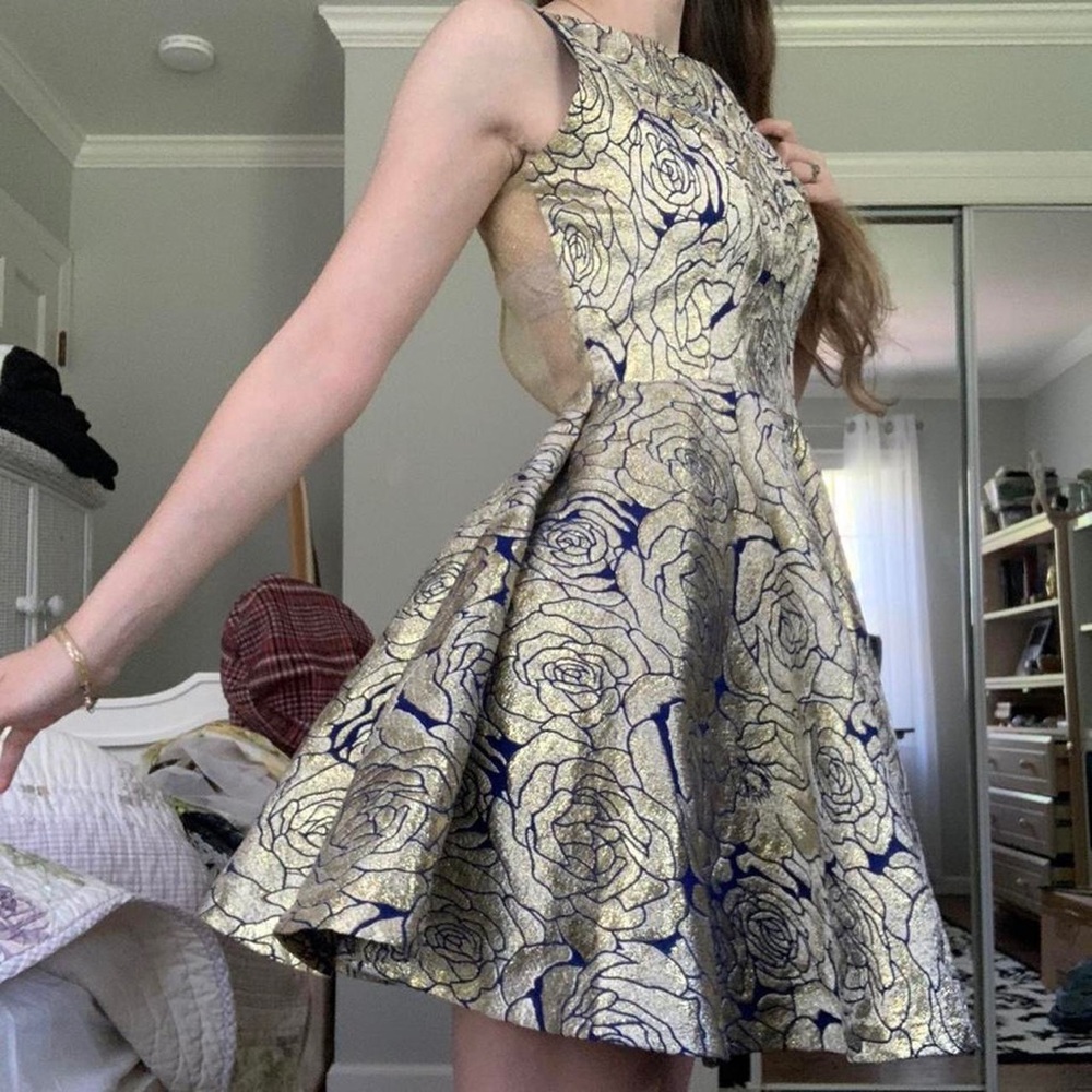 Gorgeous custom made poofy prom dress